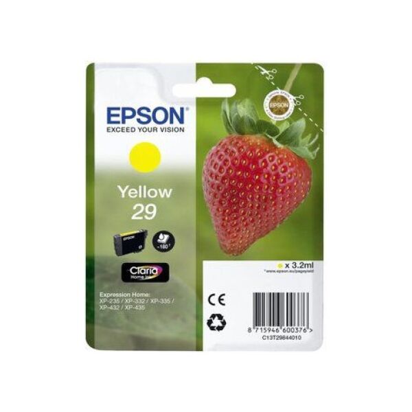 Tusz Epson oryginalny tusz T29, yellow (C13T29844022)