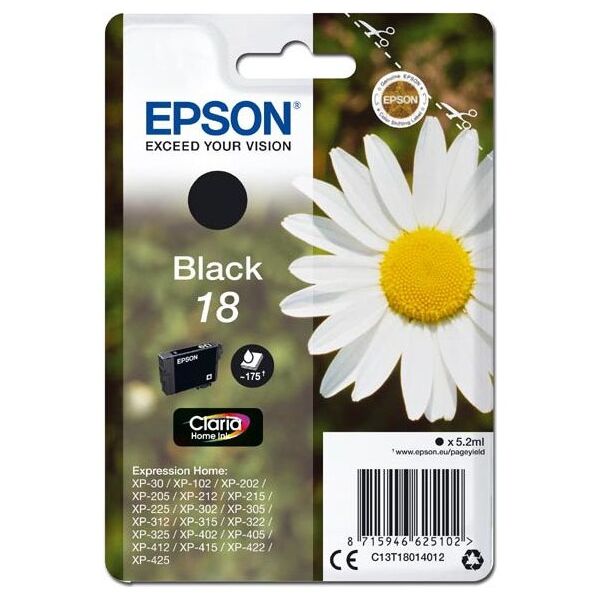Tusz Epson oryginalny tusz T180140, black (C13T18014012)