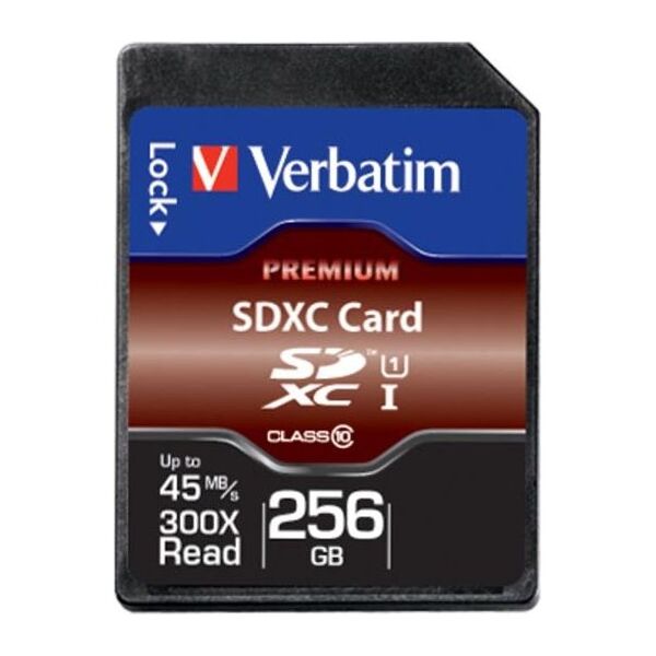 Karta Verbatim Premium SDXC 256 GB Class 10 UHS-I/U1  (44026)