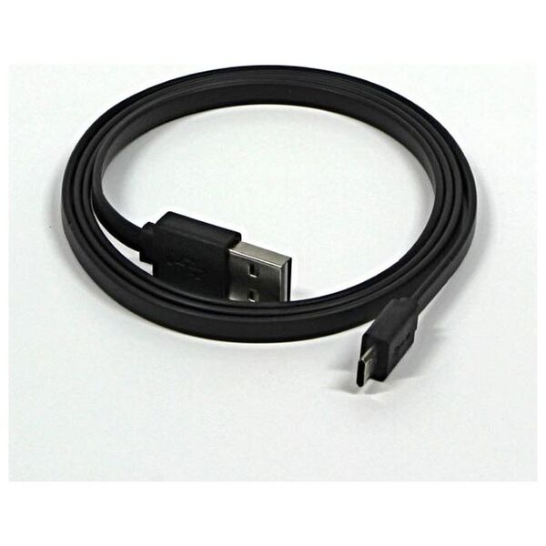 Kabel USB Logo USB-A - 0.3 m Czarny
