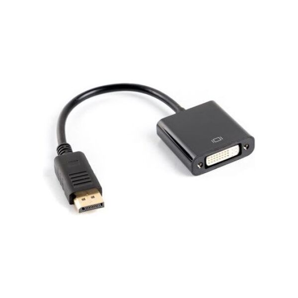 Adapter AV Lanberg DisplayPort - DVI-D czarny (AD-0007-BK)