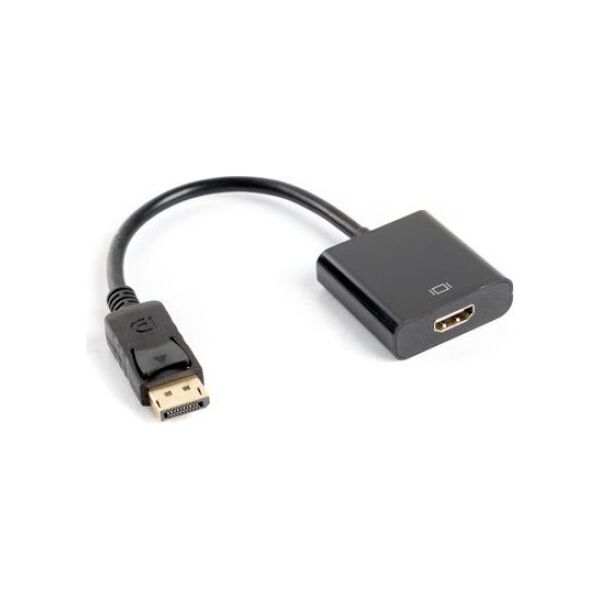 Adapter AV Lanberg DisplayPort - HDMI czarny (AD-0009-BK)
