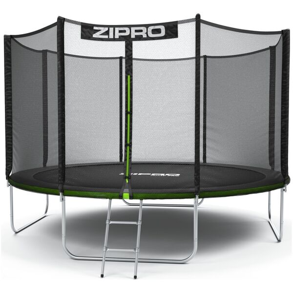 Trampolina ogrodowa Zipro Jump Pro z siatką zewnętrzną 12FT 374cm