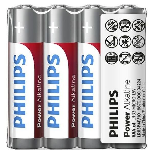 Philips Bateria Standard Power AAA / R03 1100mAh 4 szt.