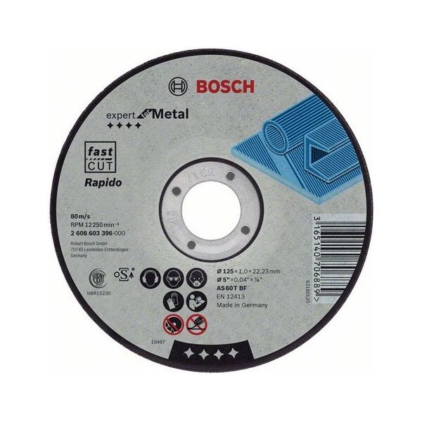 Bosch Tarcza tnąca prosta Expert for Metal 125x2,5x22,2mm (2.608.600.394)