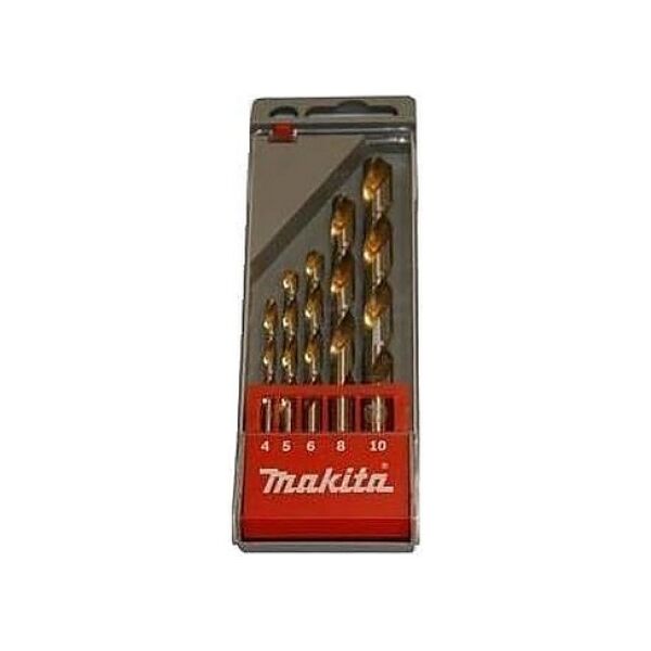 Wiertło Makita do metalu HSS walcowe 4 5 6 10 8mm zestaw (D-30514)