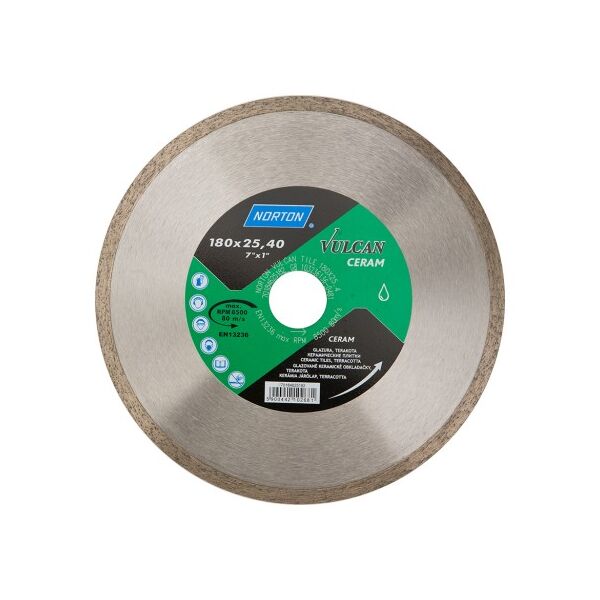 Norton Clipper Tarcza diamentowa pełna PRO CERAMIC H10  250x25.4 (70184625097)
