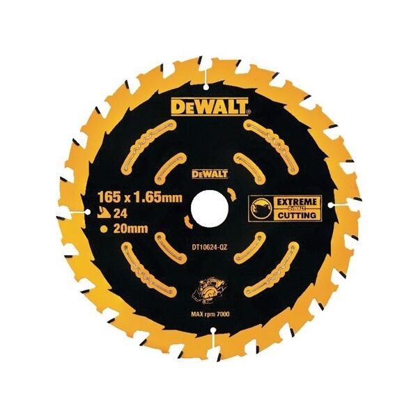 Dewalt Piła tarczowa do drewna 165x20mm 24z. - DT10300
