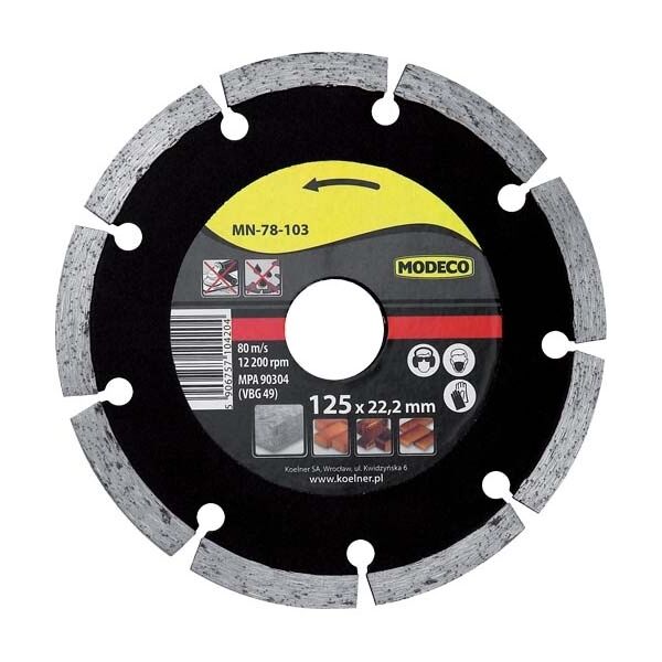 Modeco Ściernica diamentowa segmentowa SATURM 115mm - MN-78-102