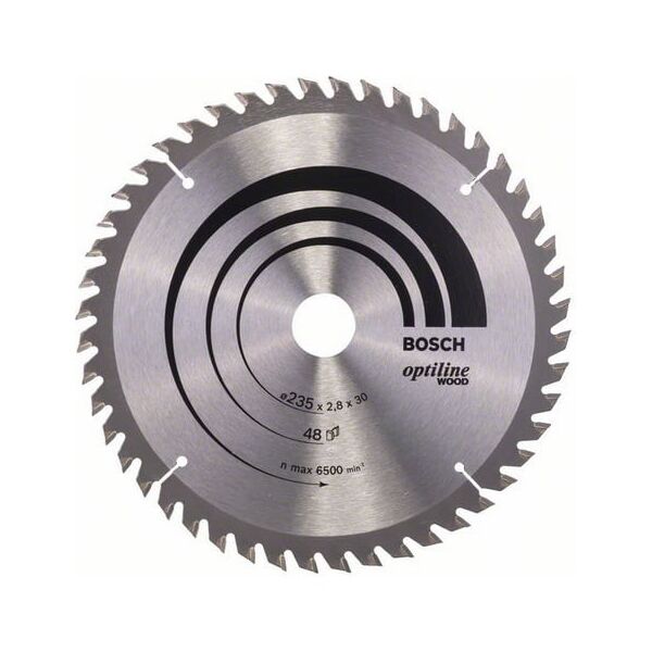 Bosch Tarcza pilarska Optiline Wood 235x30x2,8mm 48z. (2608640727)