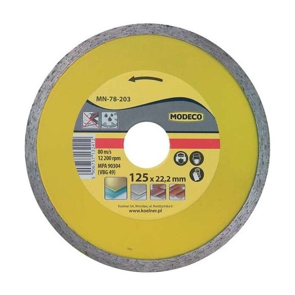 Modeco Ściernica diamentowa MARS pełna 230mm - MN-78-205