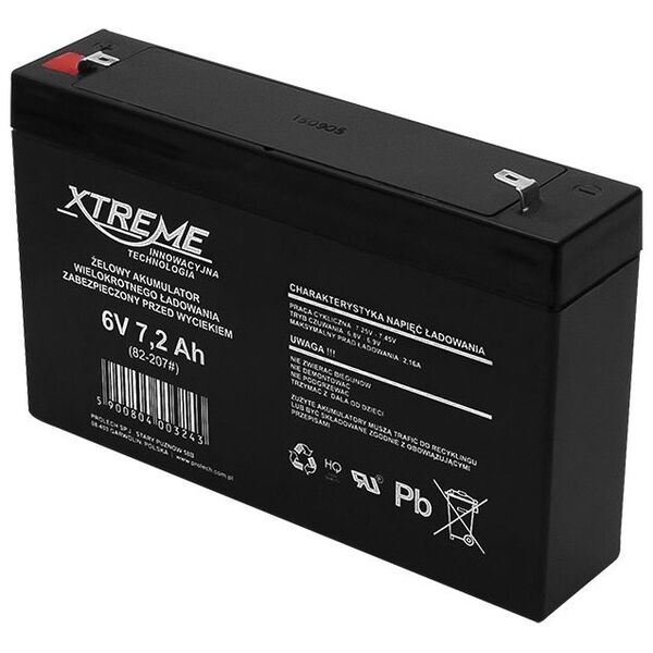 Xtreme Akumulator 6V 7200mAh (82-207#)