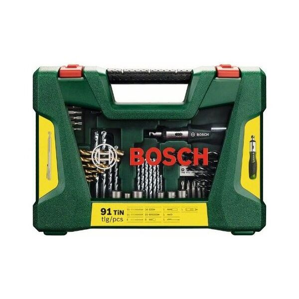 Wiertło Bosch Zestaw wierteł i bitów V-Line 91 szt. (2607017195)