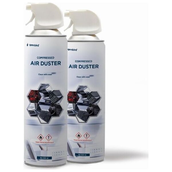 Gembird Sprężone powietrze do usuwania kurzu 600 ml (CK-CAD-FL600-01)
