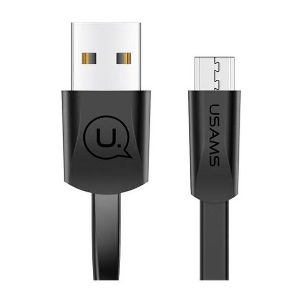 Kabel USB Usams USB-A - microUSB 1.2 m Czarny (SJ201MIC01)