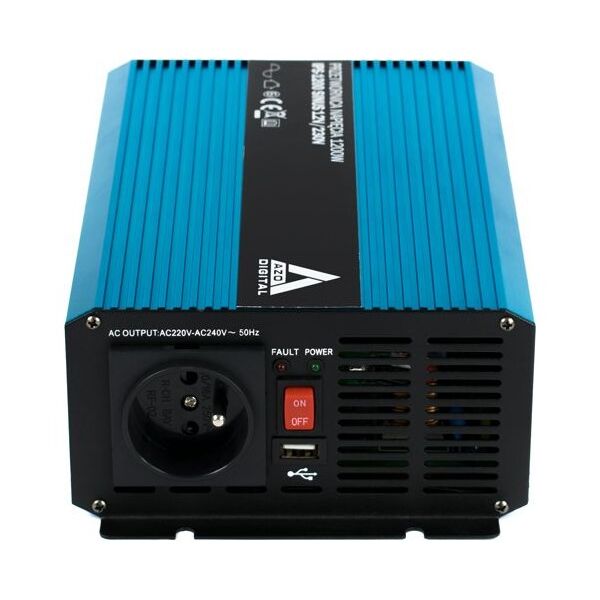 Przetwornica Azo SINUS 12V/230V 1200W (IPS-1200S )