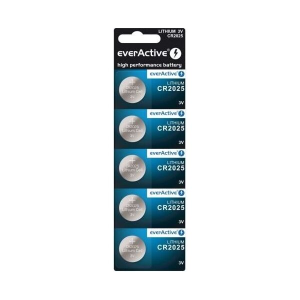 EverActive Bateria CR2025 150mAh 5 szt.