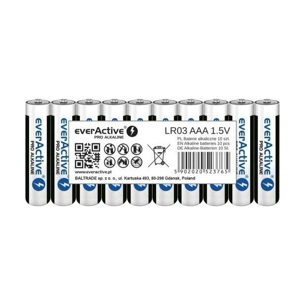 EverActive Bateria Pro AAA / R03 1250mAh 10 szt.