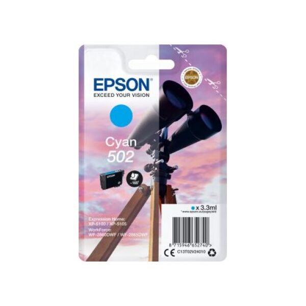 Tusz Epson Tusz 502 (Cyan)