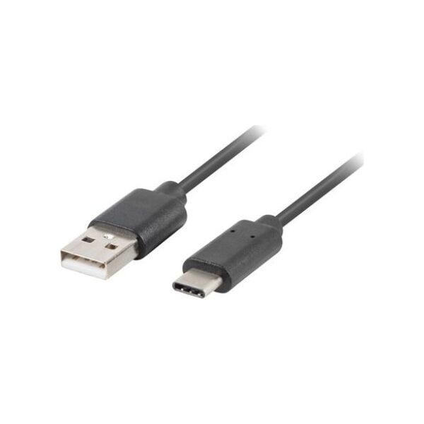 Kabel USB Lanberg USB-A - 1 m Czarny (CA-USBO-20CU-0010-BK)