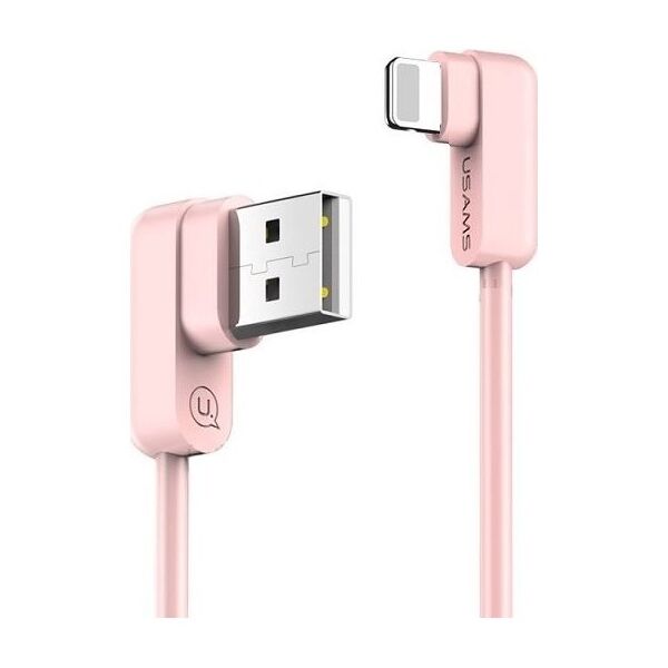Kabel USB Usams USB-A - Lightning 1.2 m Różowy (IPUSBCY03)