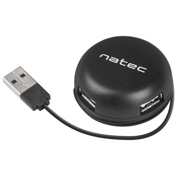 HUB USB Natec Bumblebee 4x USB-A 2.0 (NHU-1330)