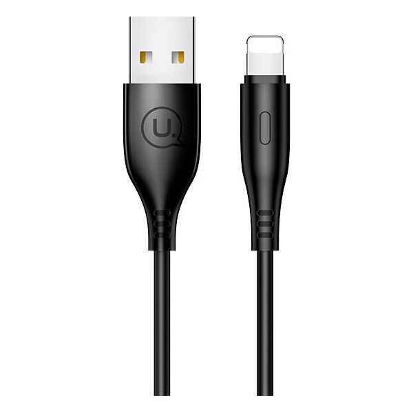 Kabel USB Usams USB-A - Lightning 1 m Czarny (SJ266USB01)