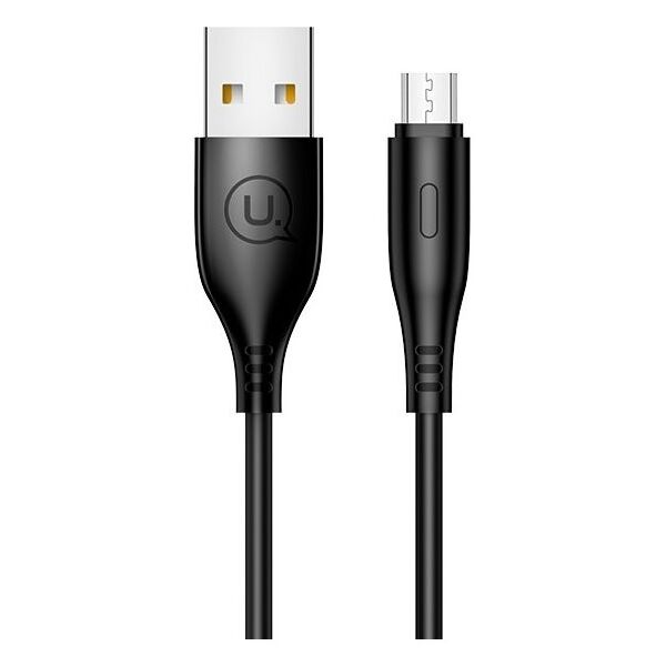 Kabel USB Usams USB-A - microUSB 1 m Czarny (SJ268USB01)