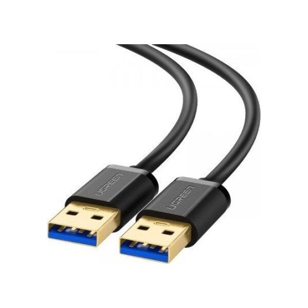 Kabel USB Ugreen USB-A - USB-A 2 m Czarny (10371)