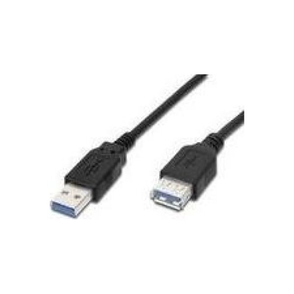 Kabel USB PremiumCord USB-A - USB-A 2 m Czarny (ku3paa2bk)