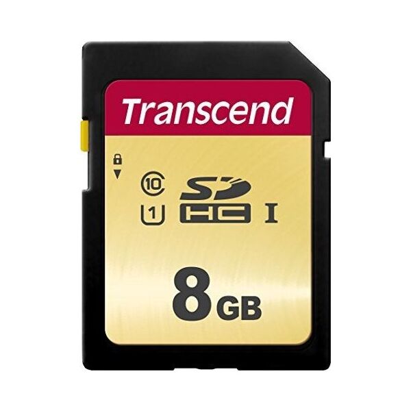 Karta Transcend 500S SDHC 8 GB Class 10 UHS-I/U1 V30 (TS8GSDC500S)