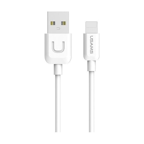 Kabel USB Usams USB-A - Lightning 1 m Biały (IPUSBXD02)