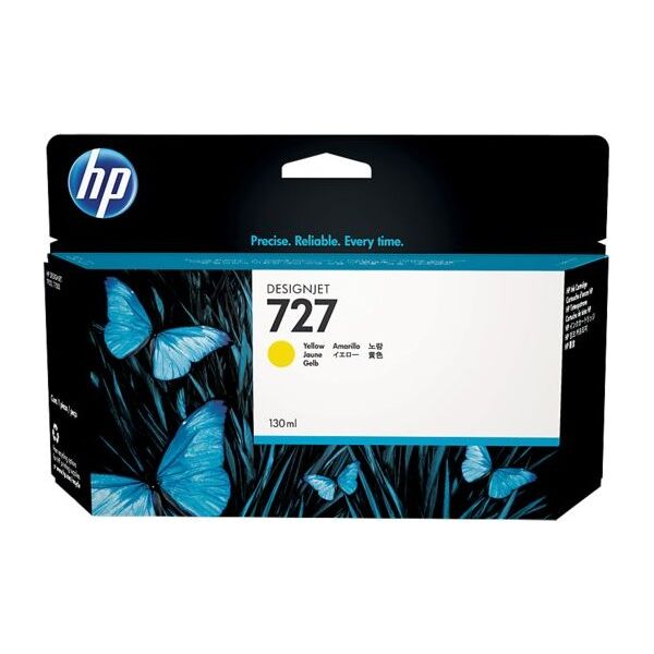 Tusz HP Tusz HP 727 do Designjet T920/1500/2500 | 130ml | yellow
