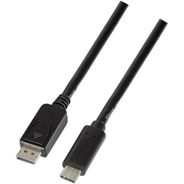 Kabel USB LogiLink USB-C - USB-C 1.8 m Czarny (UA0335)