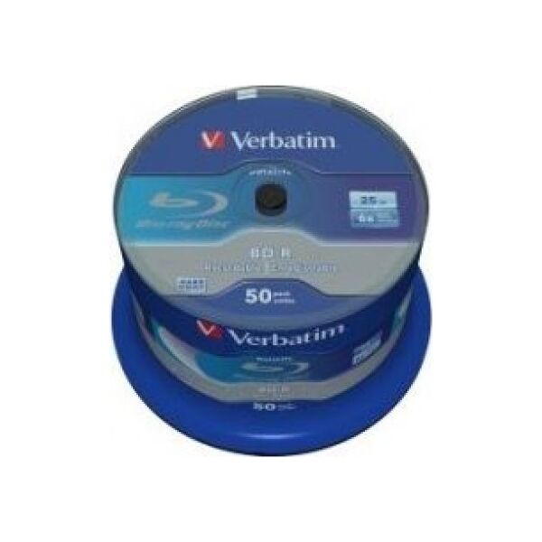 Verbatim BD-R 25 GB 6x 50 sztuk (43838)