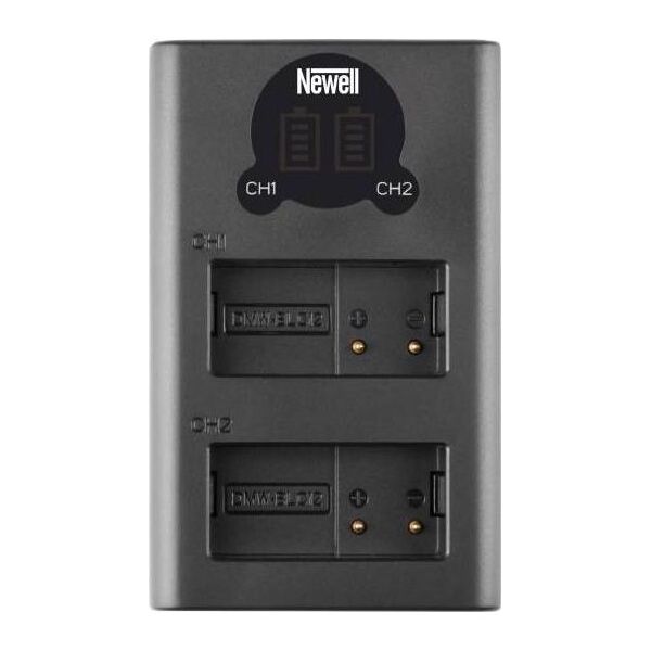 Ładowarka do aparatu Newell Ładowarka dwukanałowa Newell DL-USB-C do akumulatorów DMW-BLF19