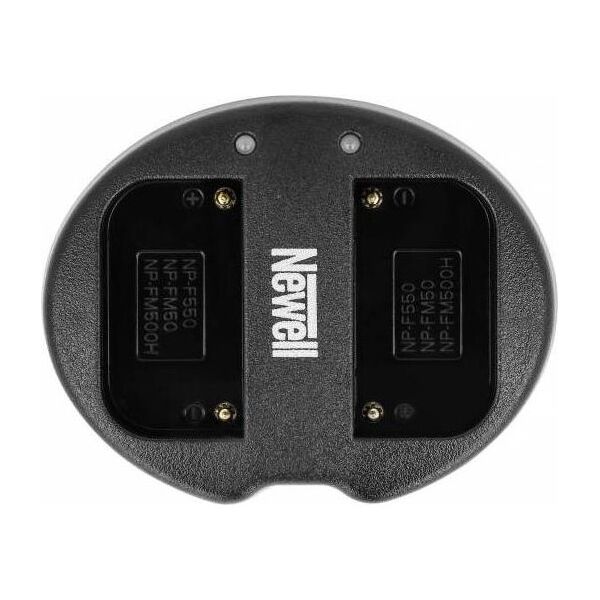 Ładowarka do aparatu Newell Ładowarka dwukanałowa Newell SDC-USB do akumulatorów serii NP-F550, FM50, FM500H