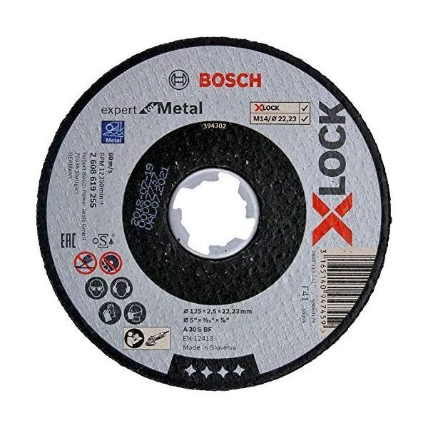 Bosch Bosch X-LOCK separation 125X2,5mm EfM ger. - 2608619255