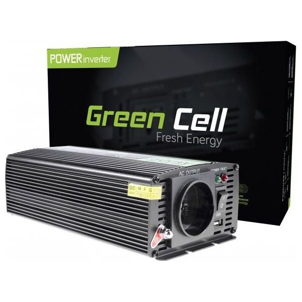 Przetwornica Green Cell 12V/230V 500W/1000W