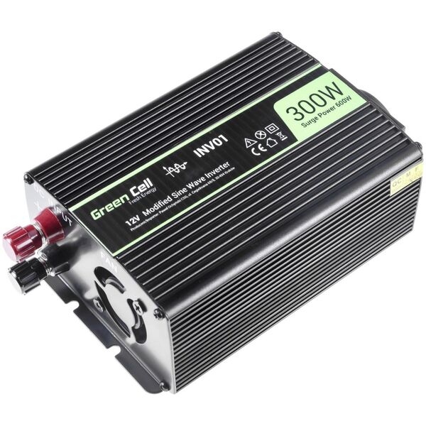 Przetwornica Green Cell 12V/230V 300W/600W (INV01DE)