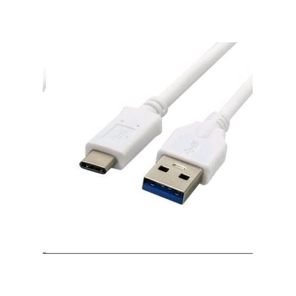 Kabel USB C-Tech USB-A - USB-C 1 m Biały (CB-USB3C-10W)