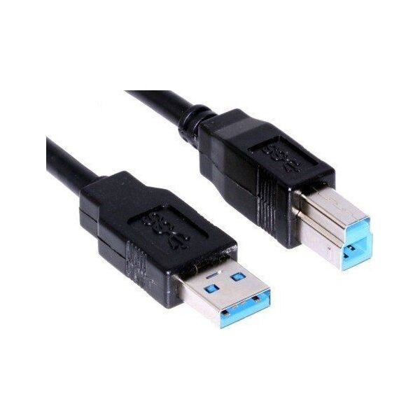 Kabel USB PremiumCord USB-A - USB-B 5 m Czarny (ku3ab5bk)