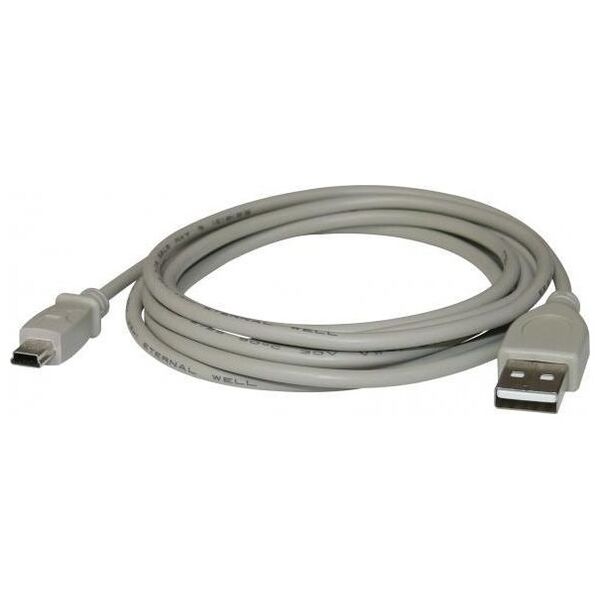 Kabel USB Logo USB-A - microUSB 2 m Czarny (9245)