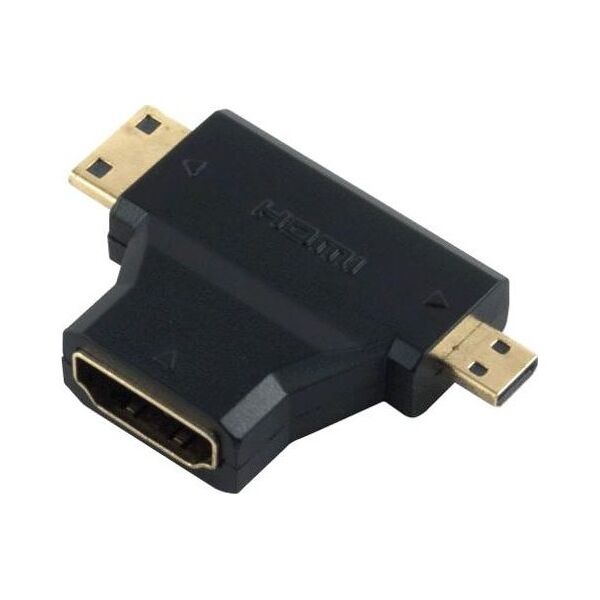 Adapter AV PremiumCord HDMI Micro - HDMI - HDMI czarny