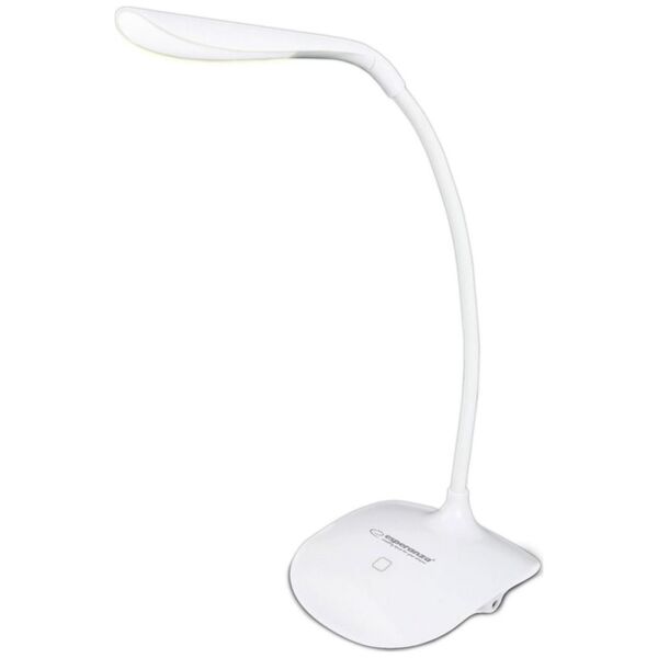 Lampka biurkowa Esperanza biała  (ELD103W - 5901299942338)