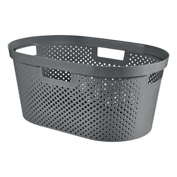 Kosz na pranie Curver Infinity Recycled 40L szary