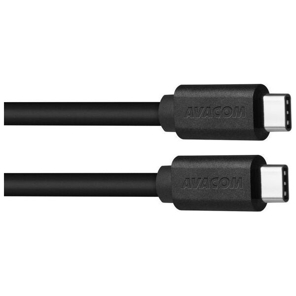Kabel USB Avacom USB-C - USB-C 1 m Czarny (DCUS-TPCC-P10B)