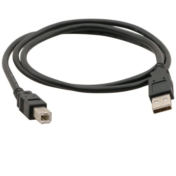 Kabel USB C-Tech USB-A - USB-B 1.8 m Czarny (CB-USB2AB-18-B)