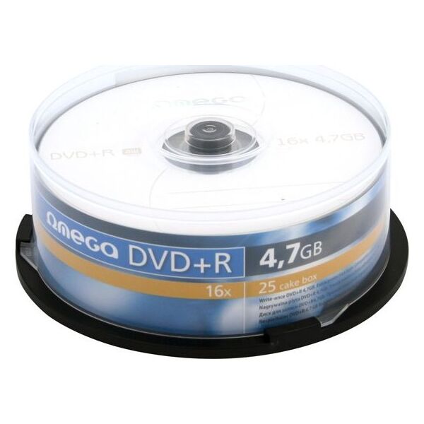 Omega DVD+R 4.7 GB 16x 25 sztuk (56820)
