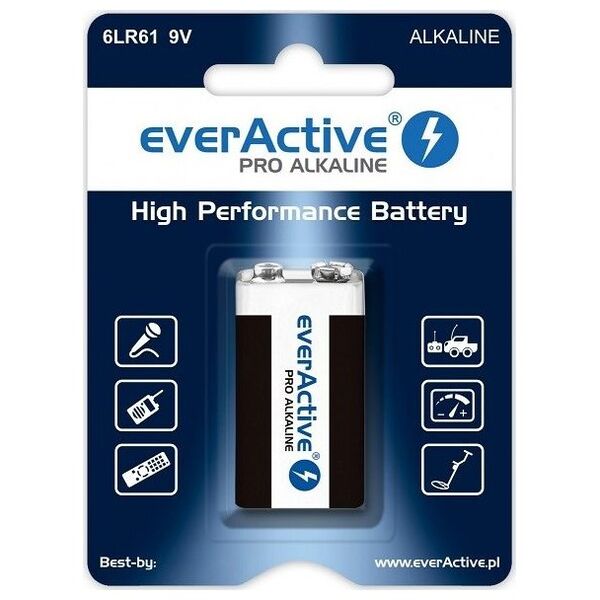 EverActive Bateria 9V Block 650mAh 1 szt.